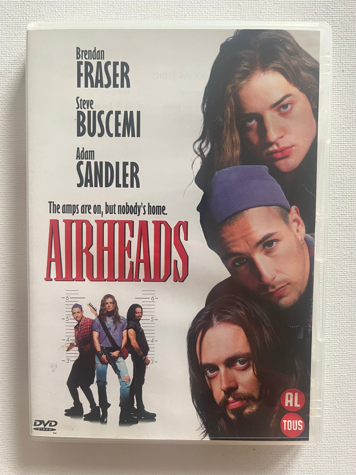 Airheads – DVD (1994) | Brendan Fraser, Steve Buscemi & Adam Sandler
