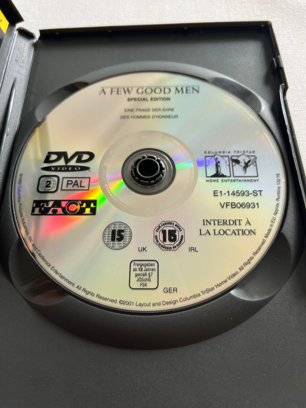 A Few Good Men – DVD (1992) | Tom Cruise, Jack Nicholson & Demi Moore – Courtroom Drama