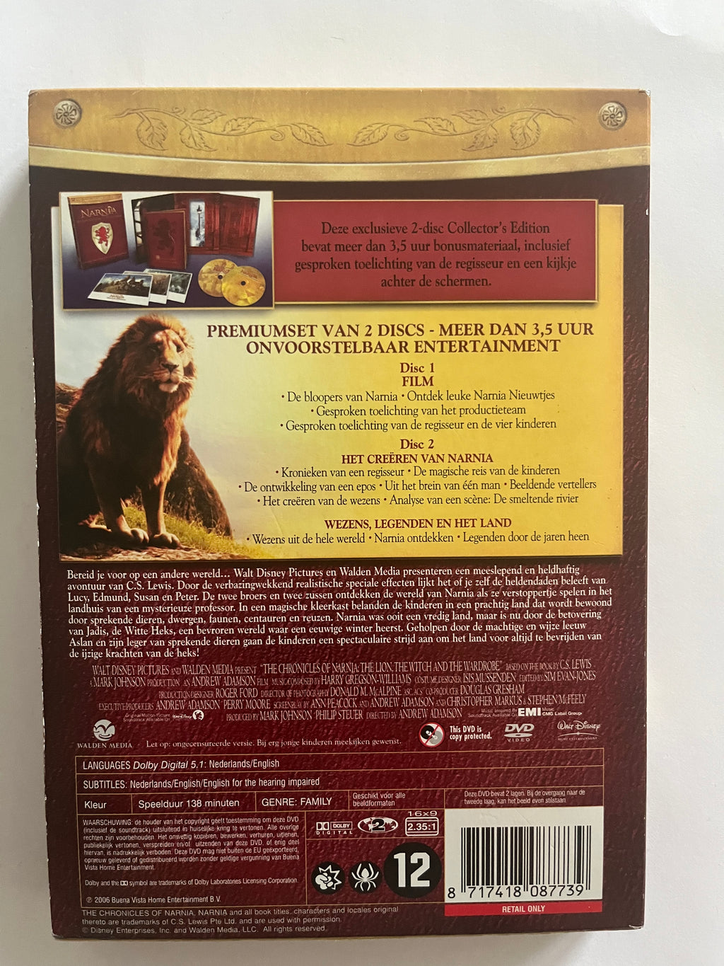 The Chronicles of Narnia: The Lion, the Witch and the Wardrobe – 2-Disc Collector’s Edition DVD (2005)