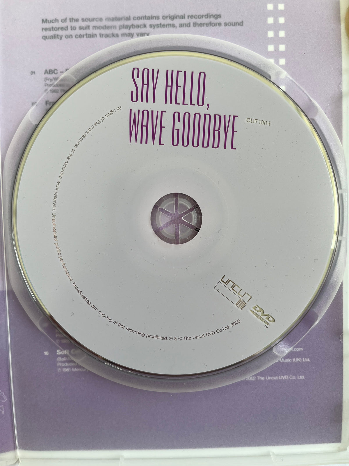 Say Hello, Wave Goodbye – DVD | Classic Music Performances