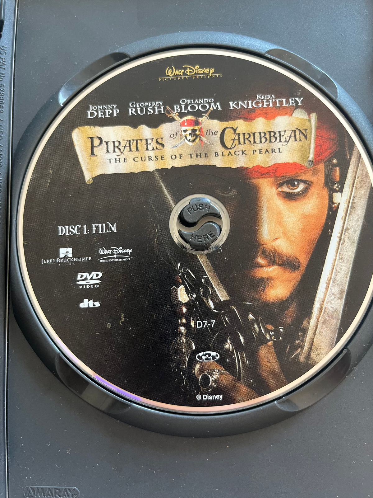 Disney Pirates of the Caribbean: The Curse of the Black Pearl – 2-Disc DVD (2003) | Johnny Depp