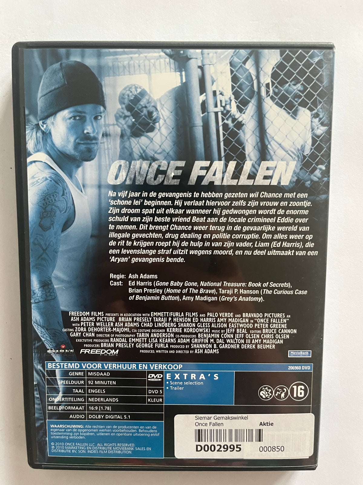 Once Fallen – DVD (2010) | Ed Harris & Brian Presley