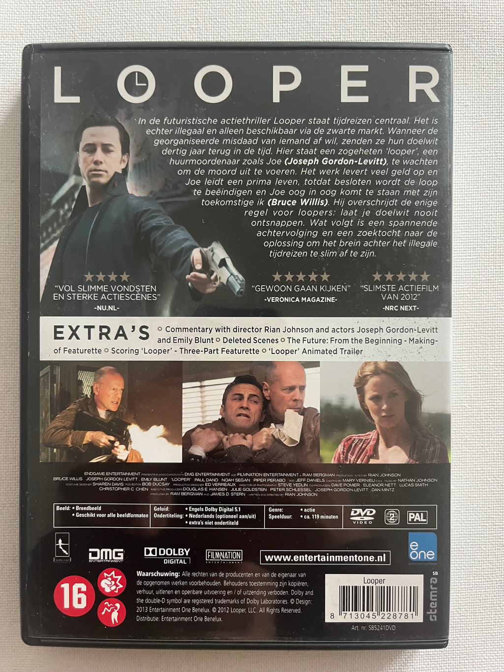 Looper – DVD (2012) | Bruce Willis & Joseph Gordon-Levitt