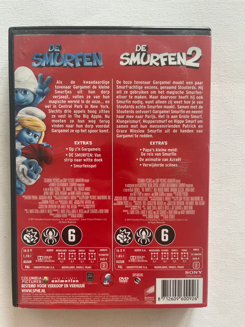 The Smurfs 1 & 2 – 2-Movie DVD Set (2011–2013) | Neil Patrick Harris