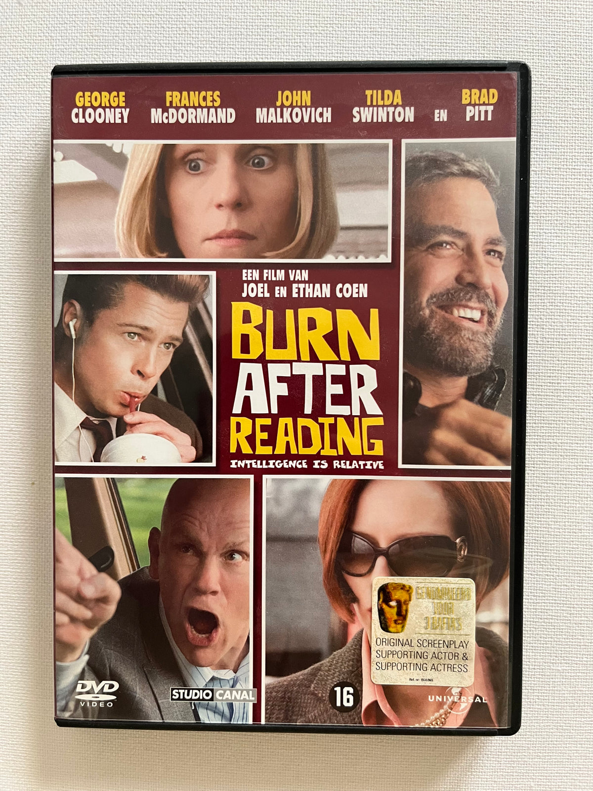 Burn After Reading – DVD (2008) | Brad Pitt & George Clooney