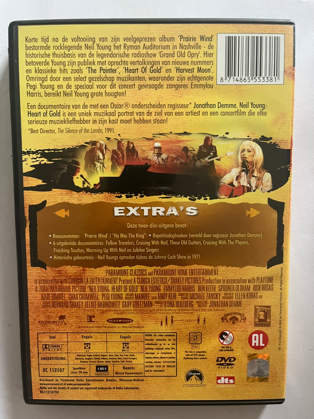 Neil Young: Heart of Gold – 2-Disc Special Edition DVD (2006) | Live Concert