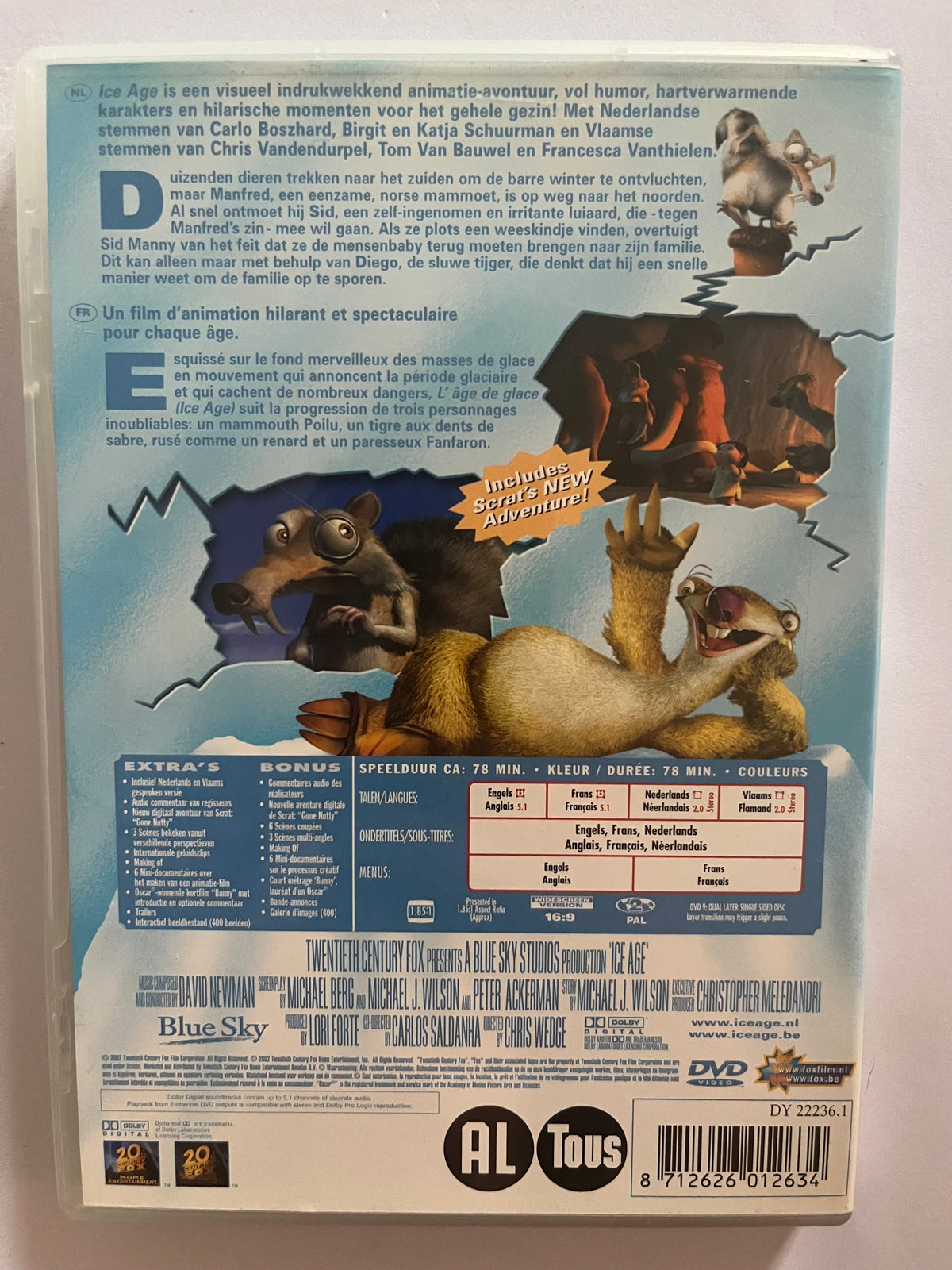Ice Age – DVD (2002) | Animated Family Adventure