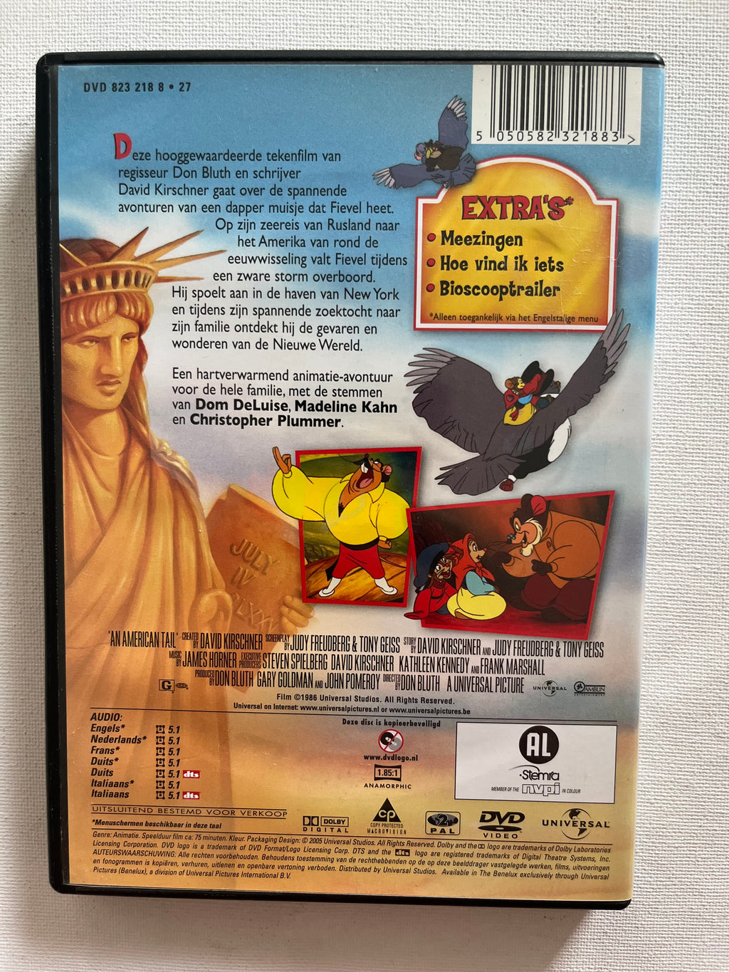 An American Tail – DVD (1986) | Steven Spielberg Presents