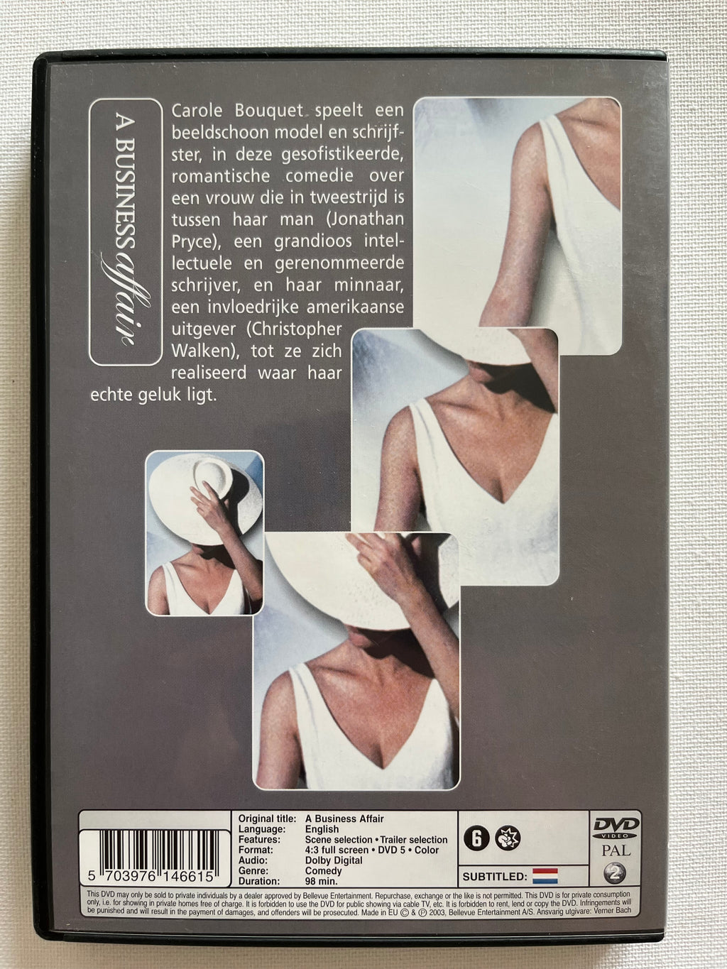 A Business Affair – DVD (1994) | Christopher Walken & Carole Bouquet – Romantic Comedy