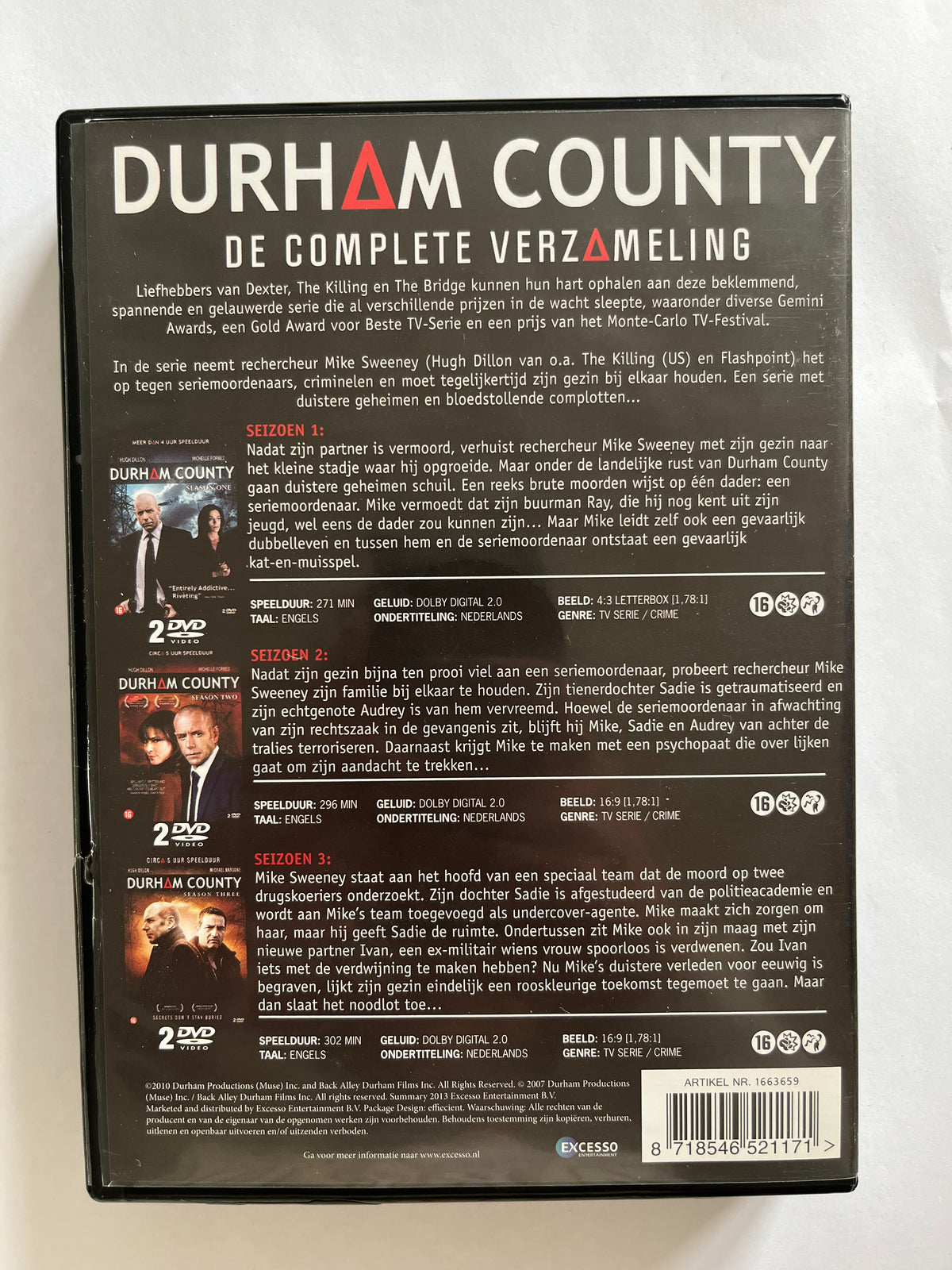 Durham County – Complete Series DVD | Seasons 1–3