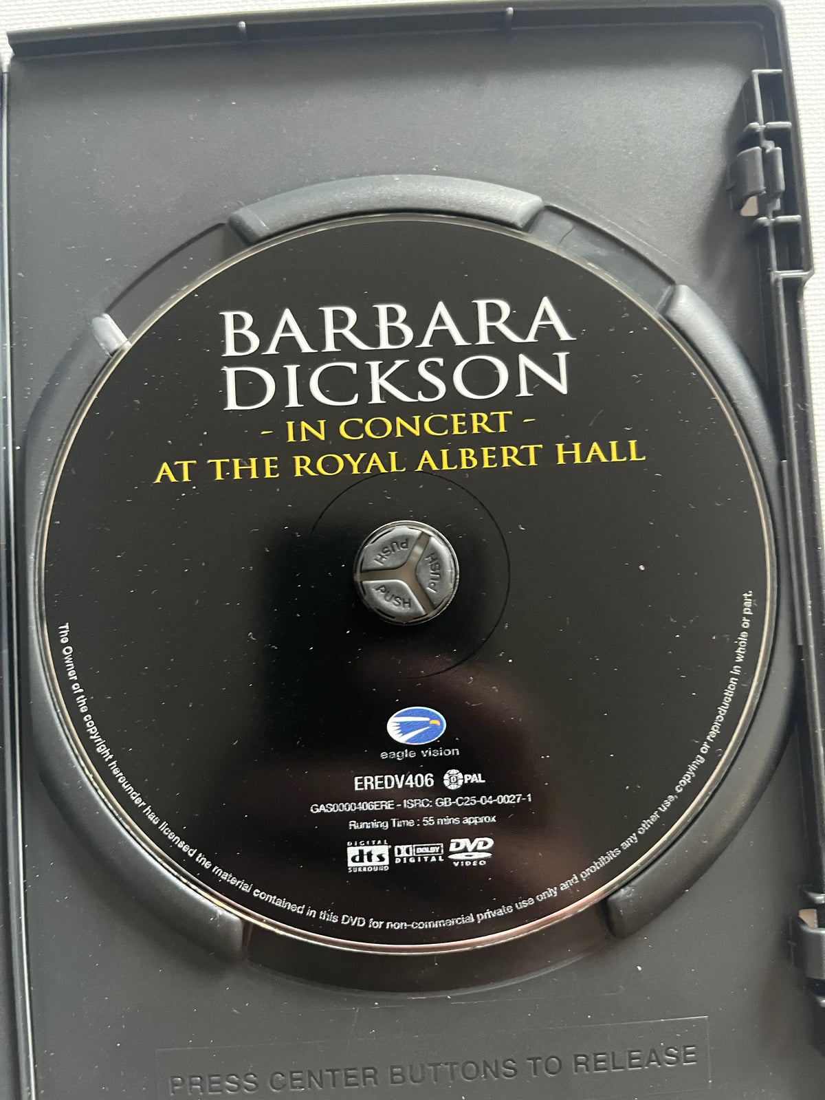 Barbara Dickson – Live at the Royal Albert Hall (DVD, 2006)