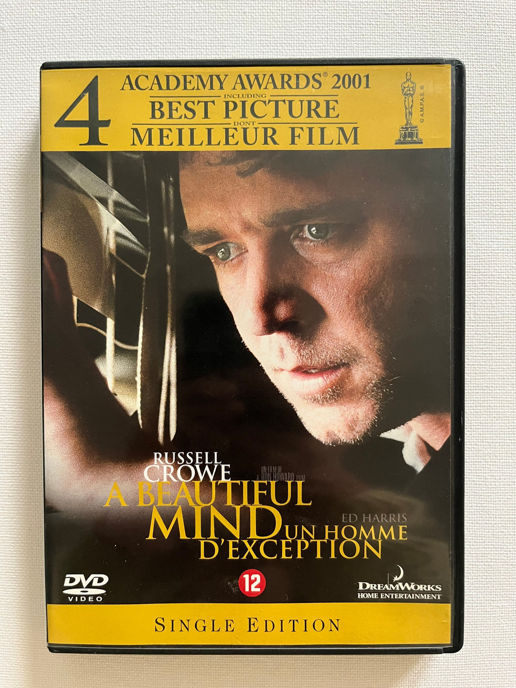 A Beautiful Mind – DVD (2001) | Russell Crowe & Jennifer Connelly