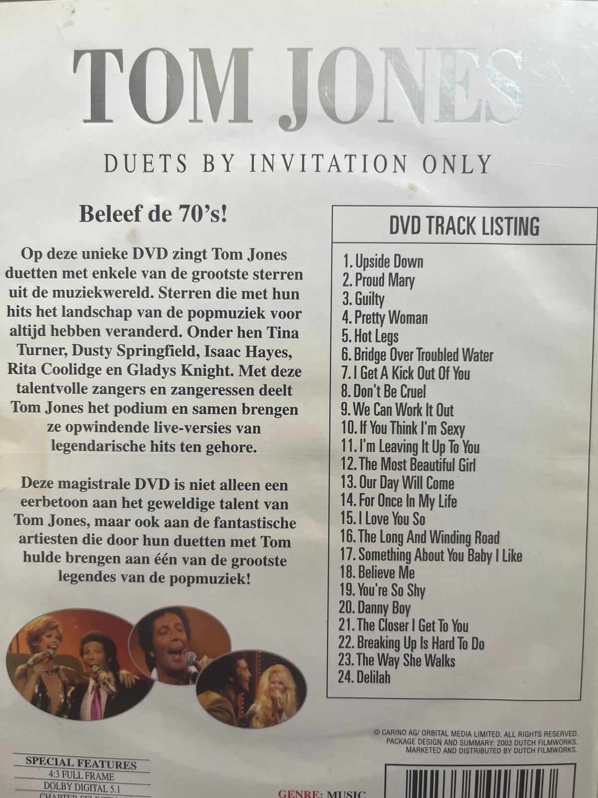 Tom Jones: By Invitation Only – DVD | Live Music & Greatest Hits