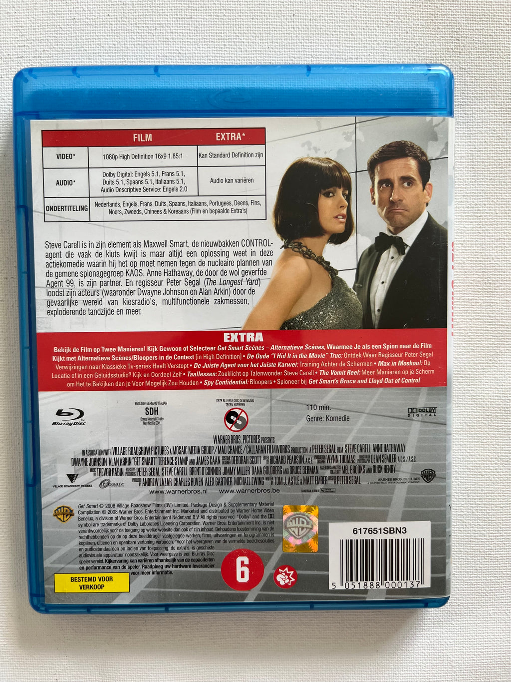 Get Smart – Blu-ray (2008) | Steve Carell & Anne Hathaway