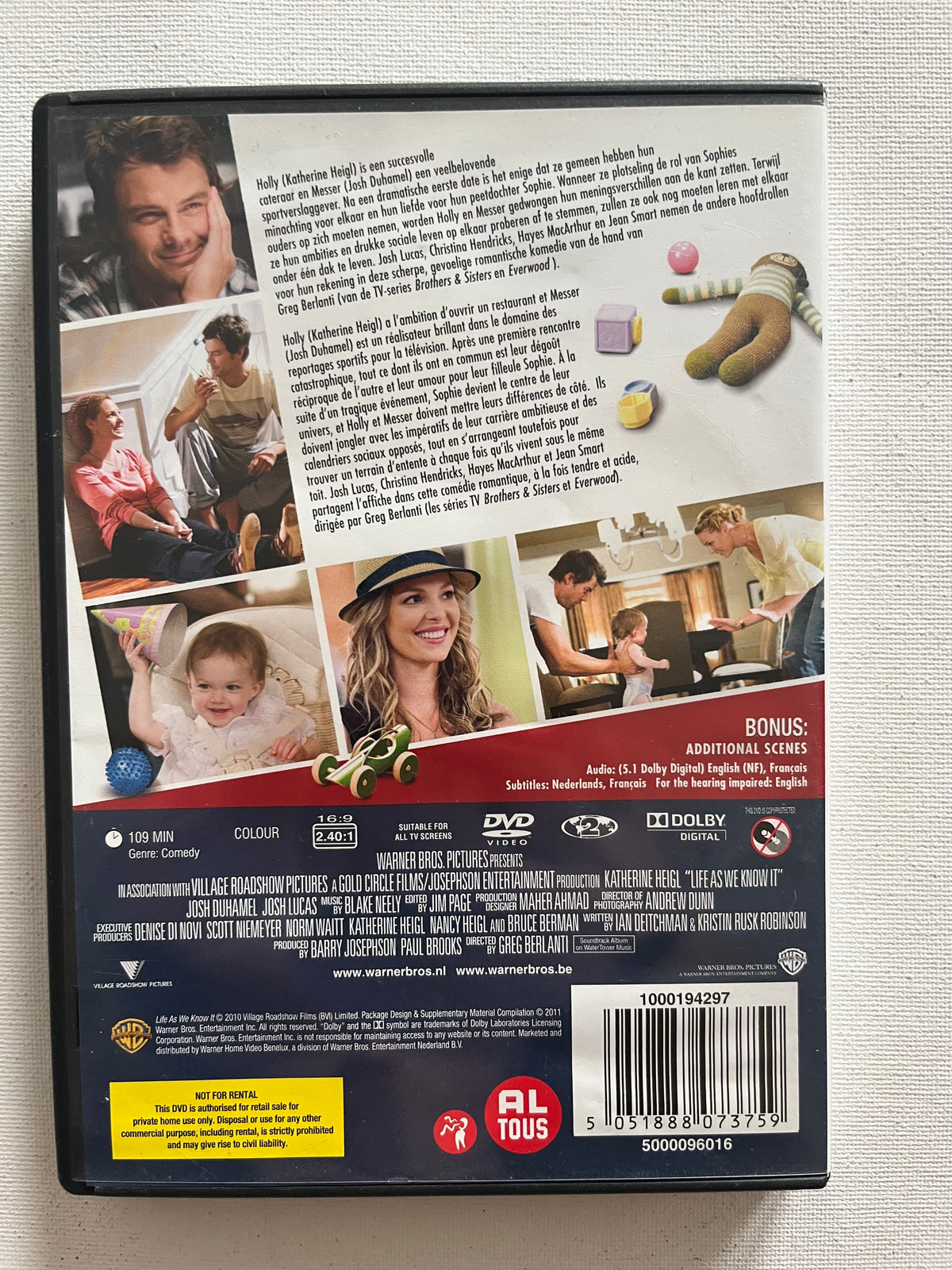 Life as We Know It – DVD (2010) | Katherine Heigl & Josh Duhamel