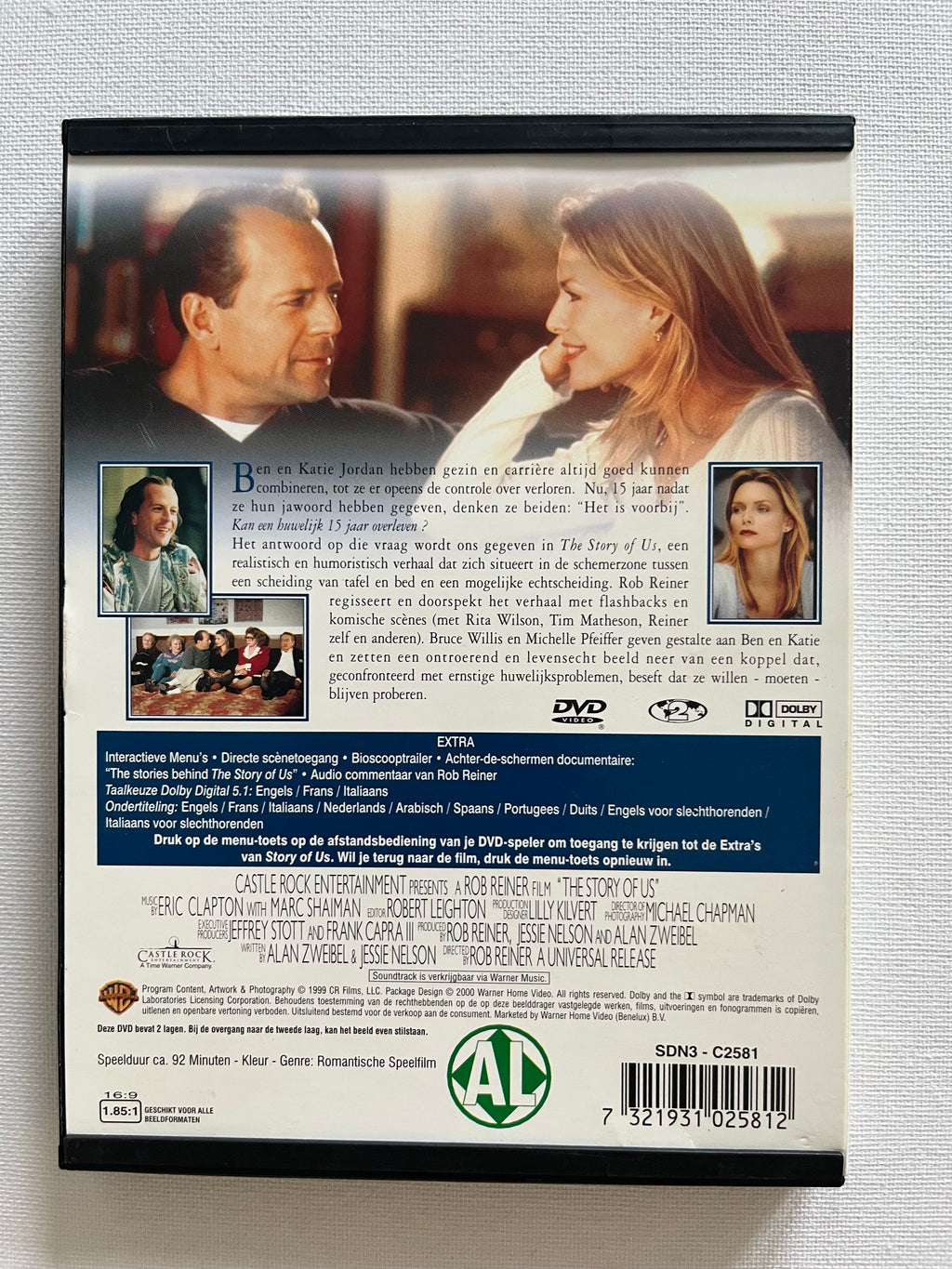 The Story of Us – DVD (1999) | Bruce Willis & Michelle Pfeiffer