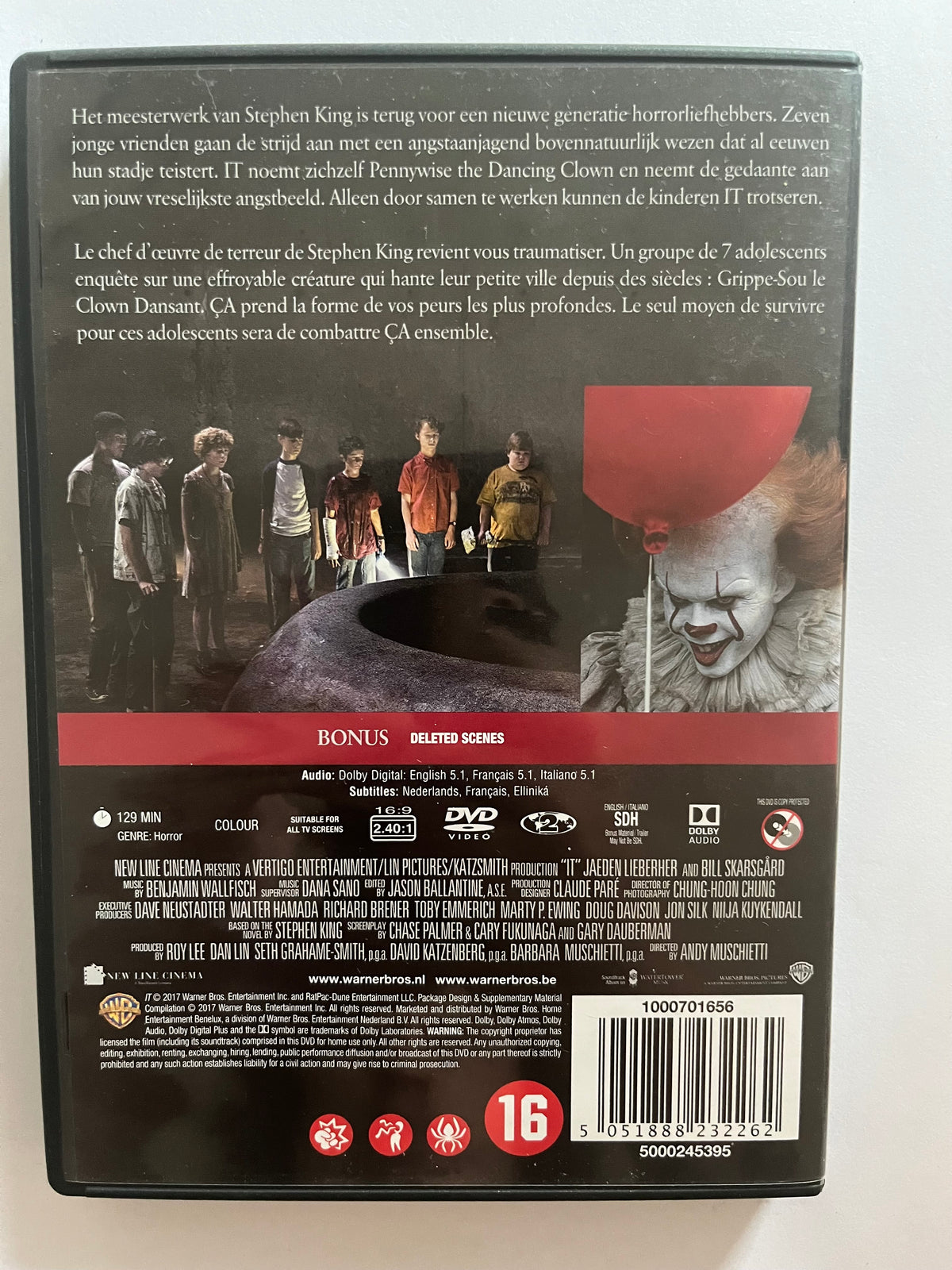 IT – DVD (2017) | Bill Skarsgård & Jaeden Martell