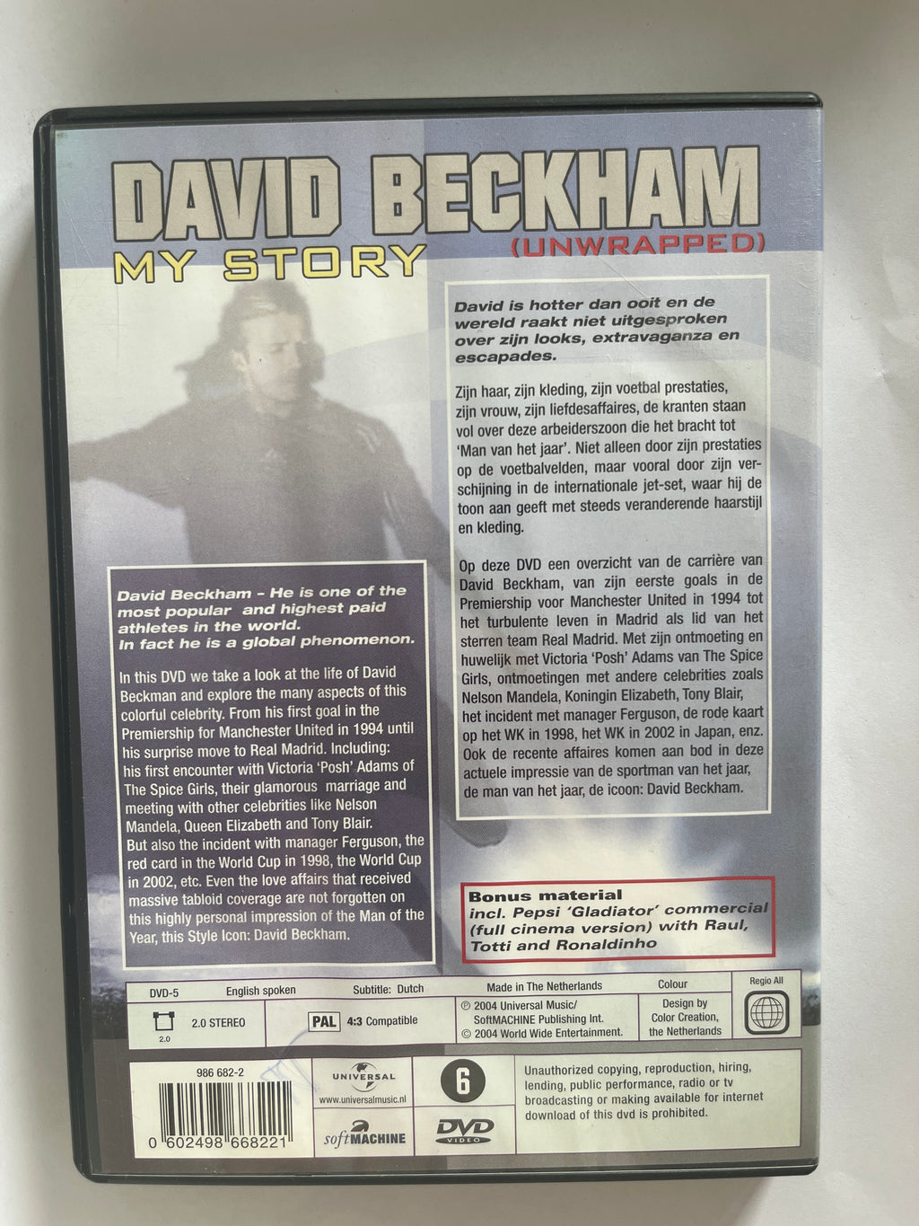 David Beckham: My Story – DVD | Football Documentary