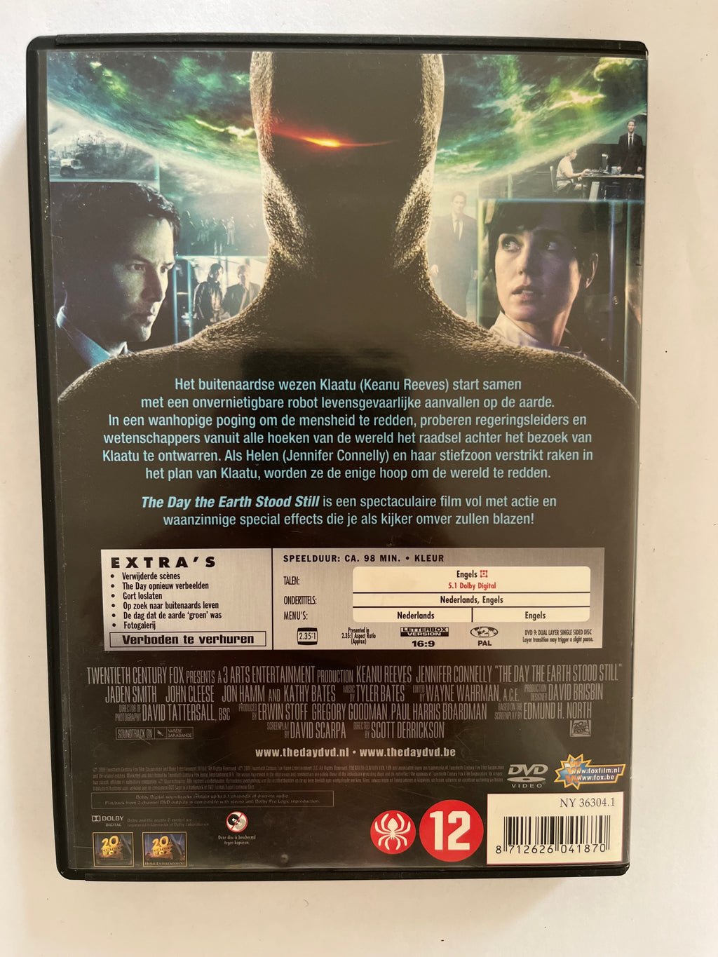 The Day the Earth Stood Still – DVD (2008) | Keanu Reeves & Jennifer Connelly