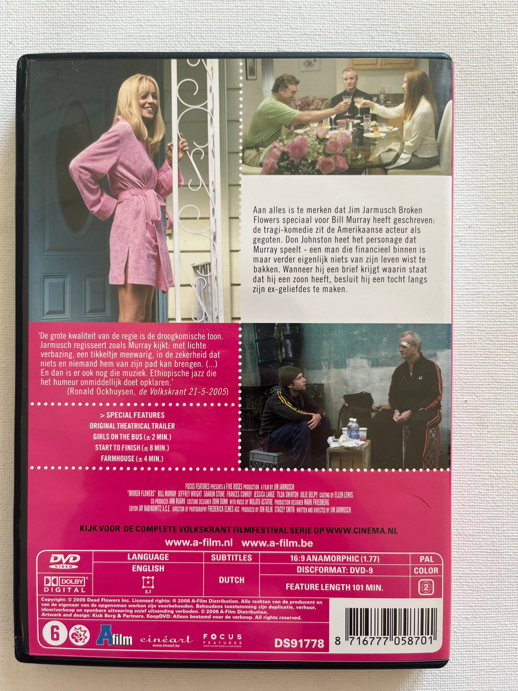 Broken Flowers – DVD (2005) | Bill Murray & Sharon Stone
