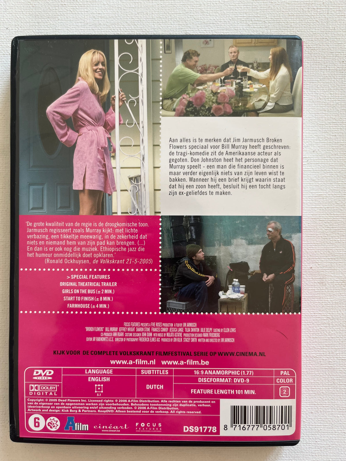 Broken Flowers – DVD (2005) | Bill Murray & Sharon Stone