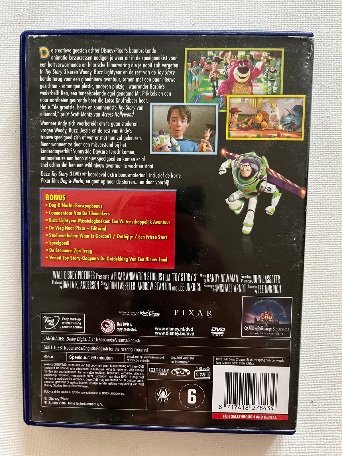 Disney Pixar Toy Story 3 – DVD (2010) | Tom Hanks & Tim Allen