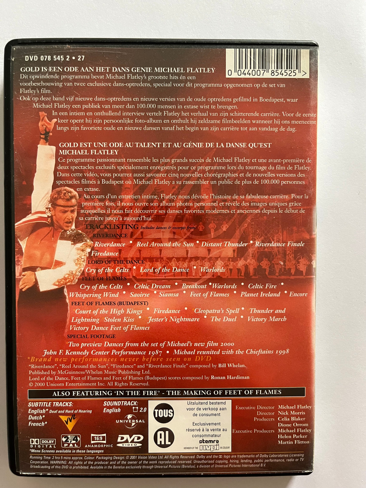 Michael Flatley: Gold – DVD (2000) | Lord of the Dance & Feet of Flames