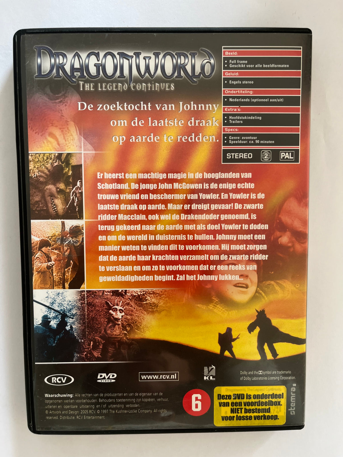 Dragonworld – DVD (1994) | Sam Mackenzie & Brittney Powell