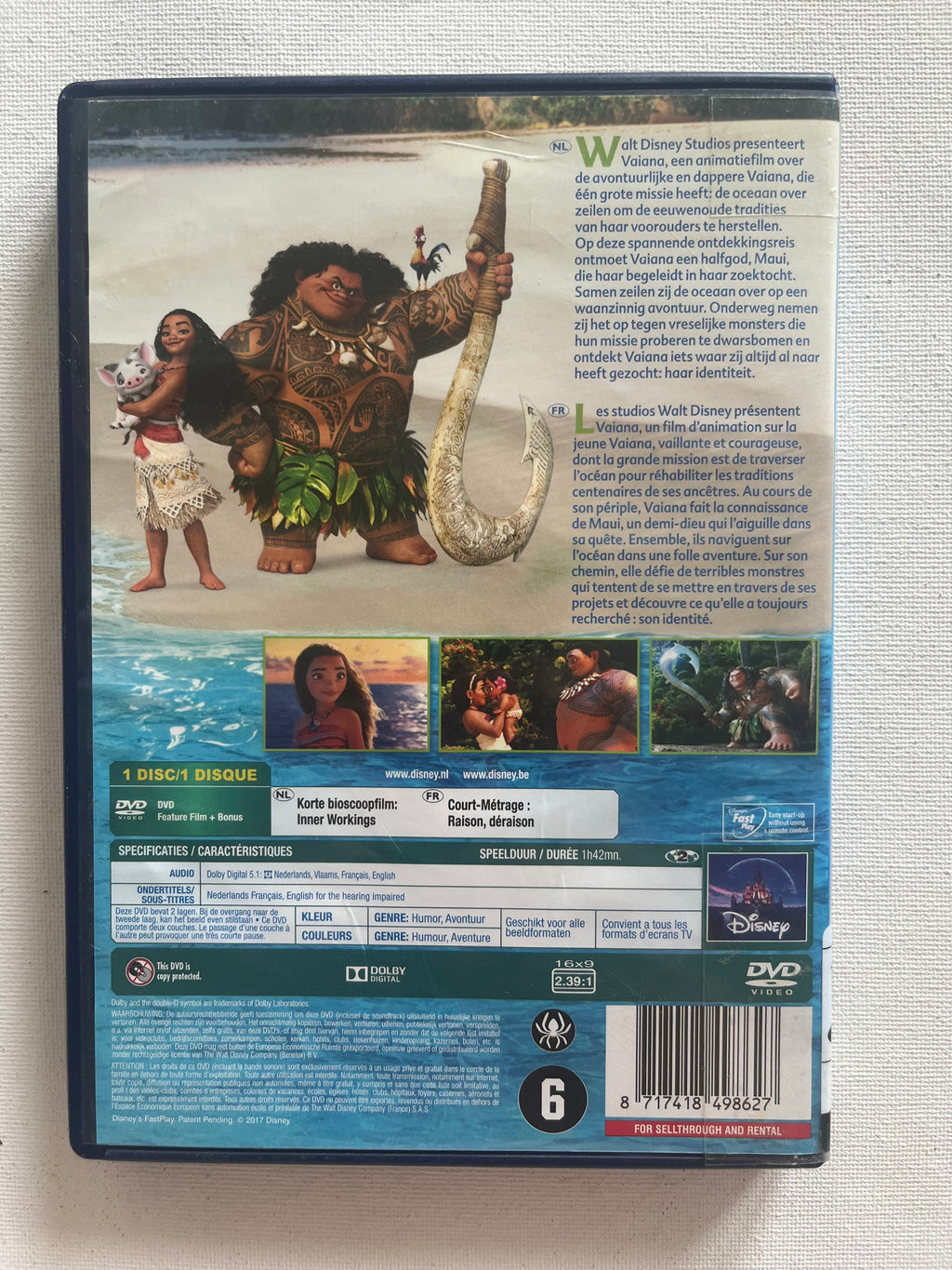 Disney Vaiana (Moana) – DVD (2016) | Animated Adventure