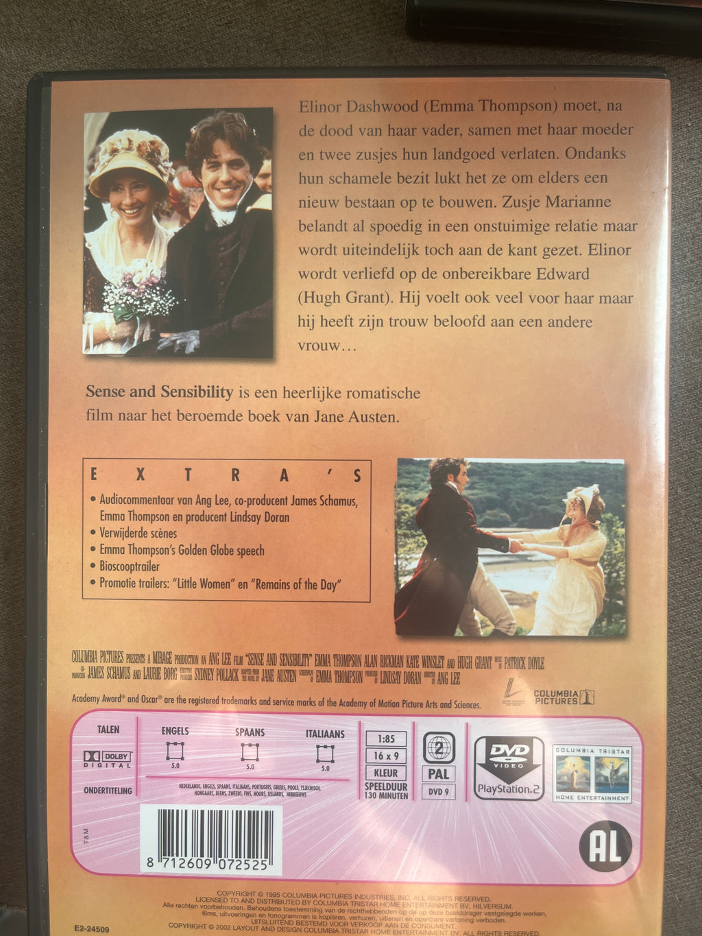 Sense and Sensibility – DVD (1995) | Emma Thompson & Kate Winslet