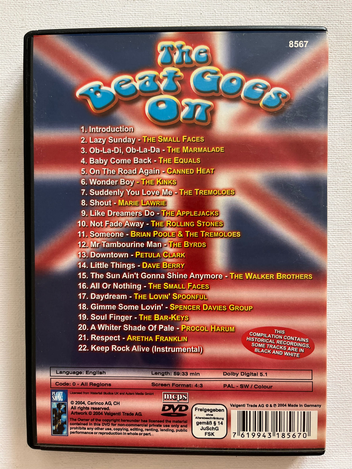 The Beat Goes On – DVD | The Byrds, The Rolling Stones, Procol Harum & More