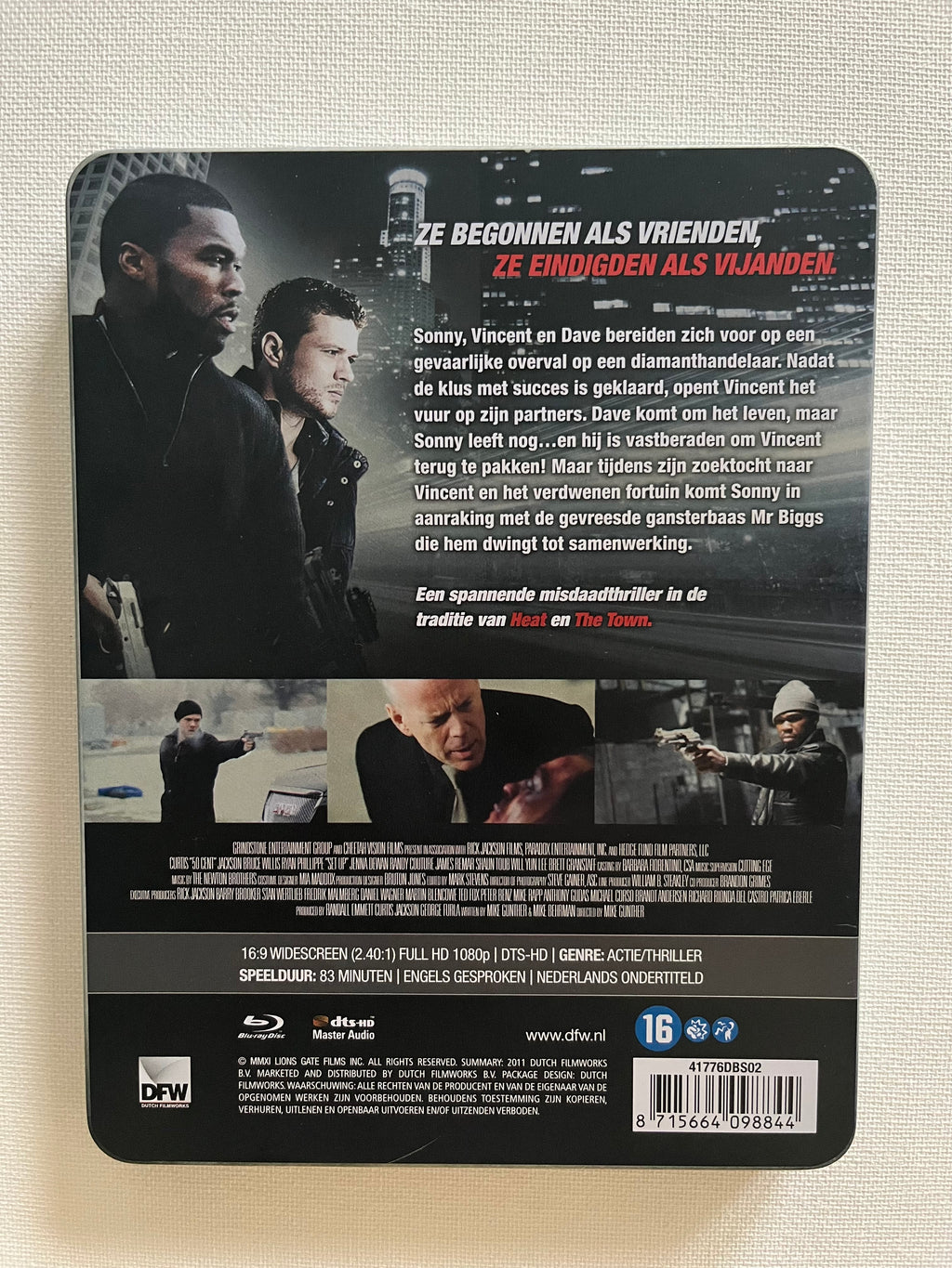 Set Up – Steelbook Blu-ray (2011) | 50 Cent, Bruce Willis & Ryan Phillippe
