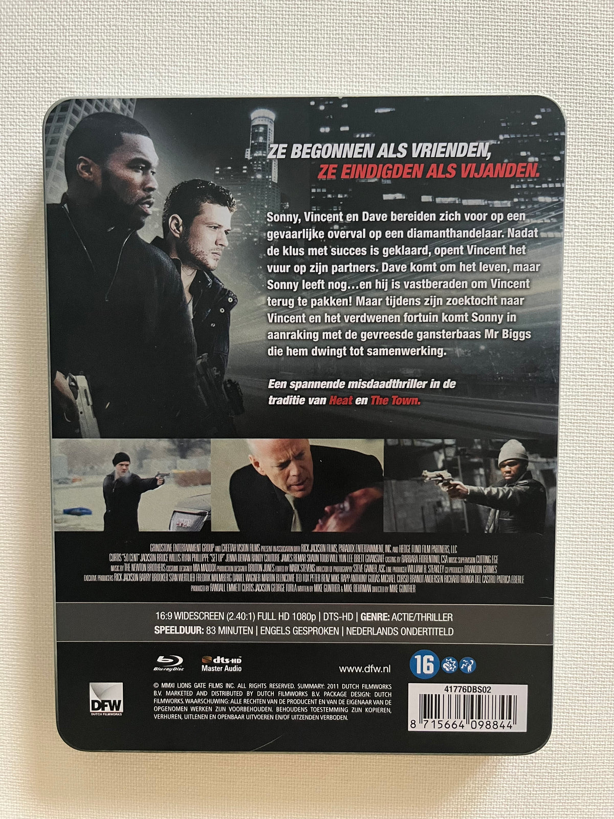 Set Up – Steelbook Blu-ray (2011) | 50 Cent, Bruce Willis & Ryan Phillippe