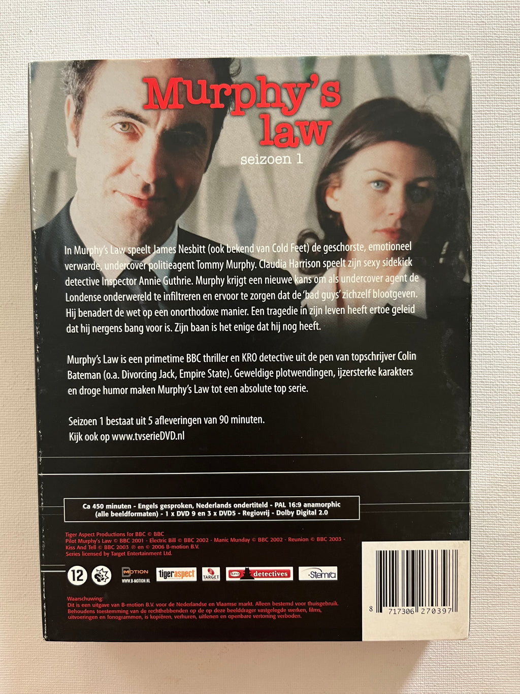 Murphy’s Law – Season 1 – DVD (2003) | James Nesbitt