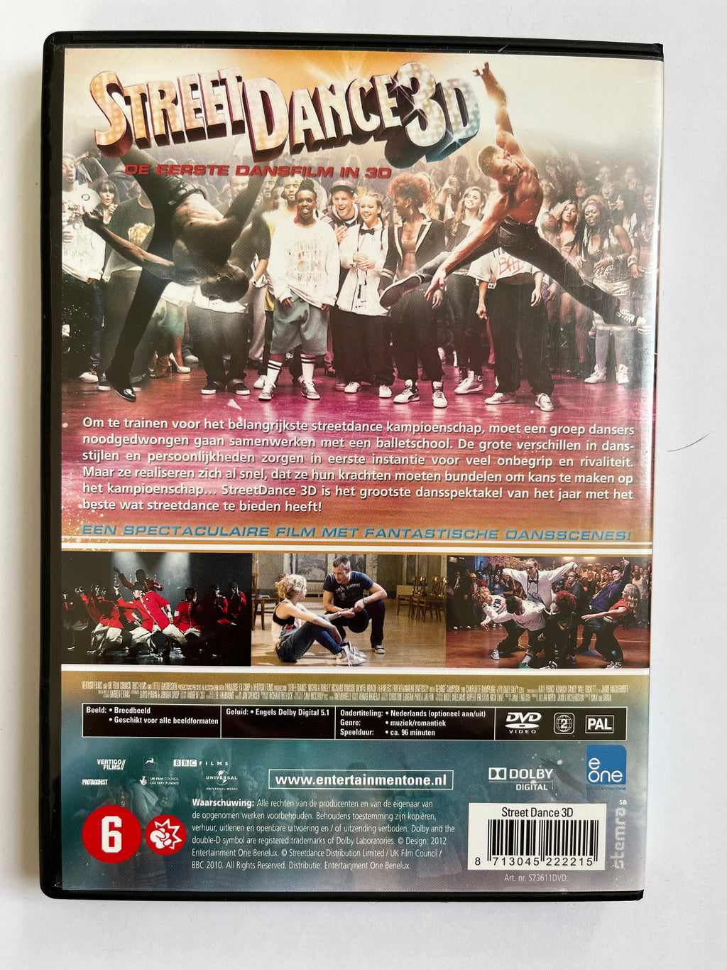 StreetDance 3D – DVD (2010) | Includes 3D Glasses