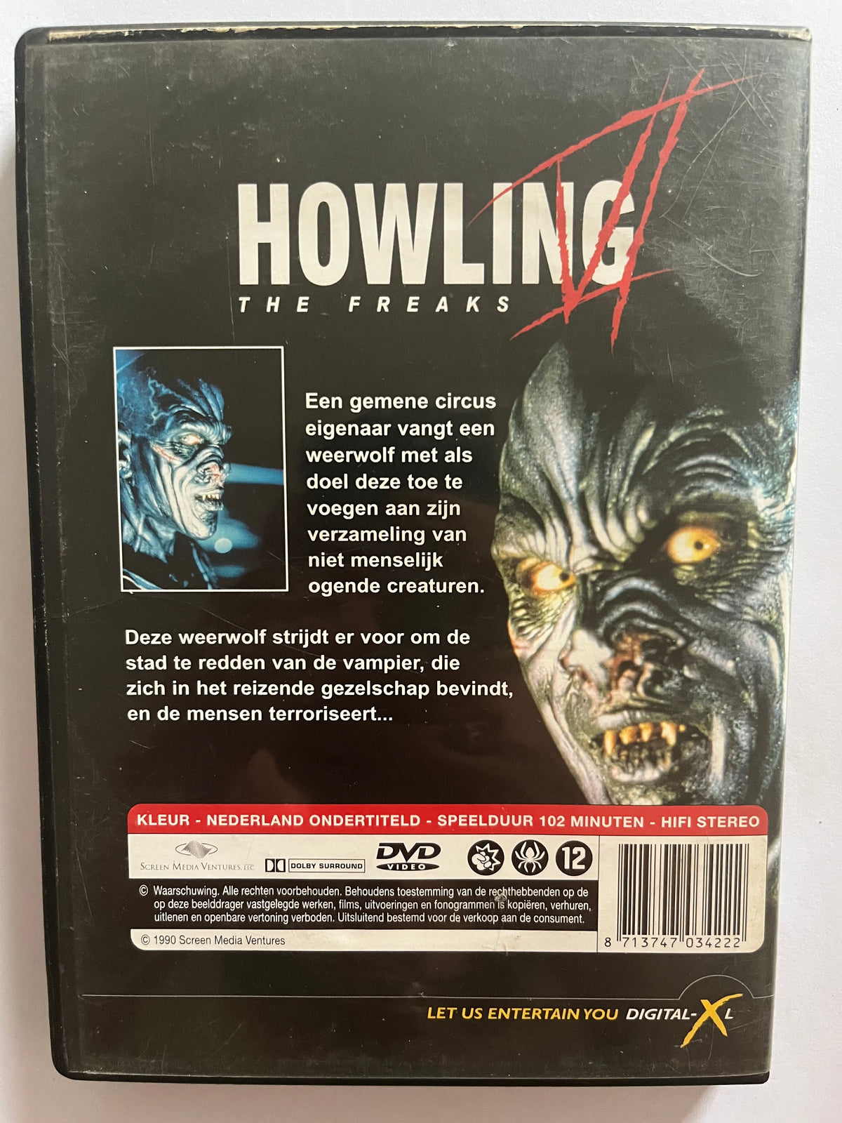 Howling VI: The Freaks – DVD (1991) | Werewolf Horror