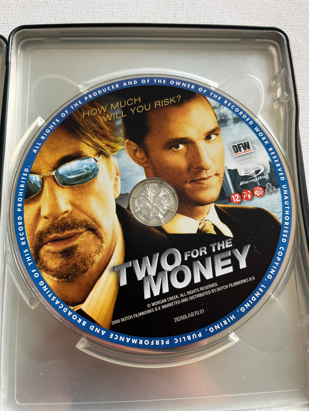 Two for the Money – Steelbook Blu-ray (2005) | Al Pacino & Matthew McConaughey