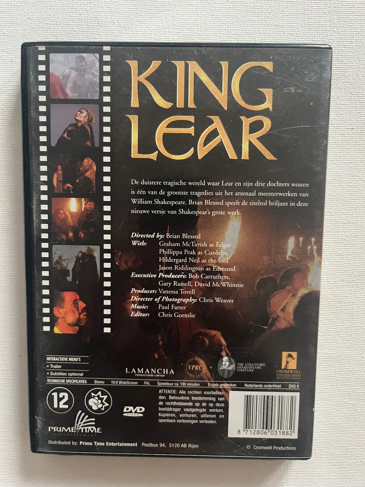 King Lear – DVD (1999) | Brian Blessed & Hildegard Neil