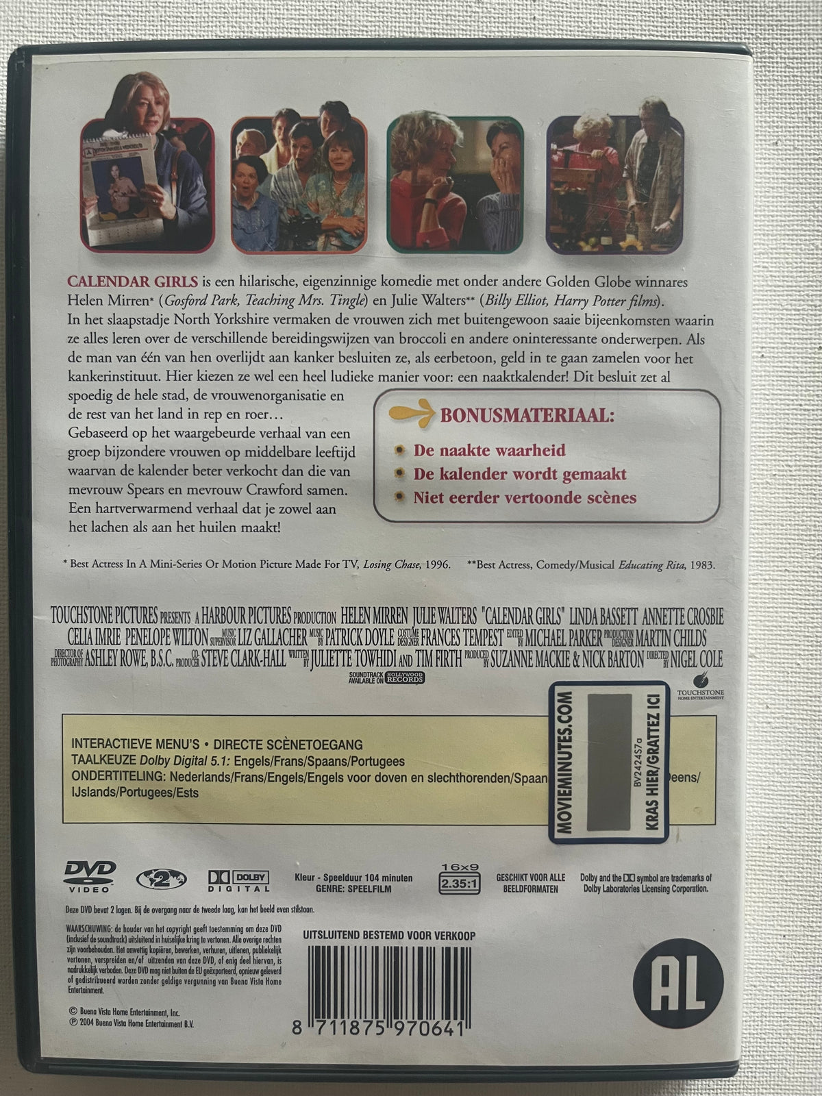 Calendar Girls – DVD (2003) | Helen Mirren & Julie Walters