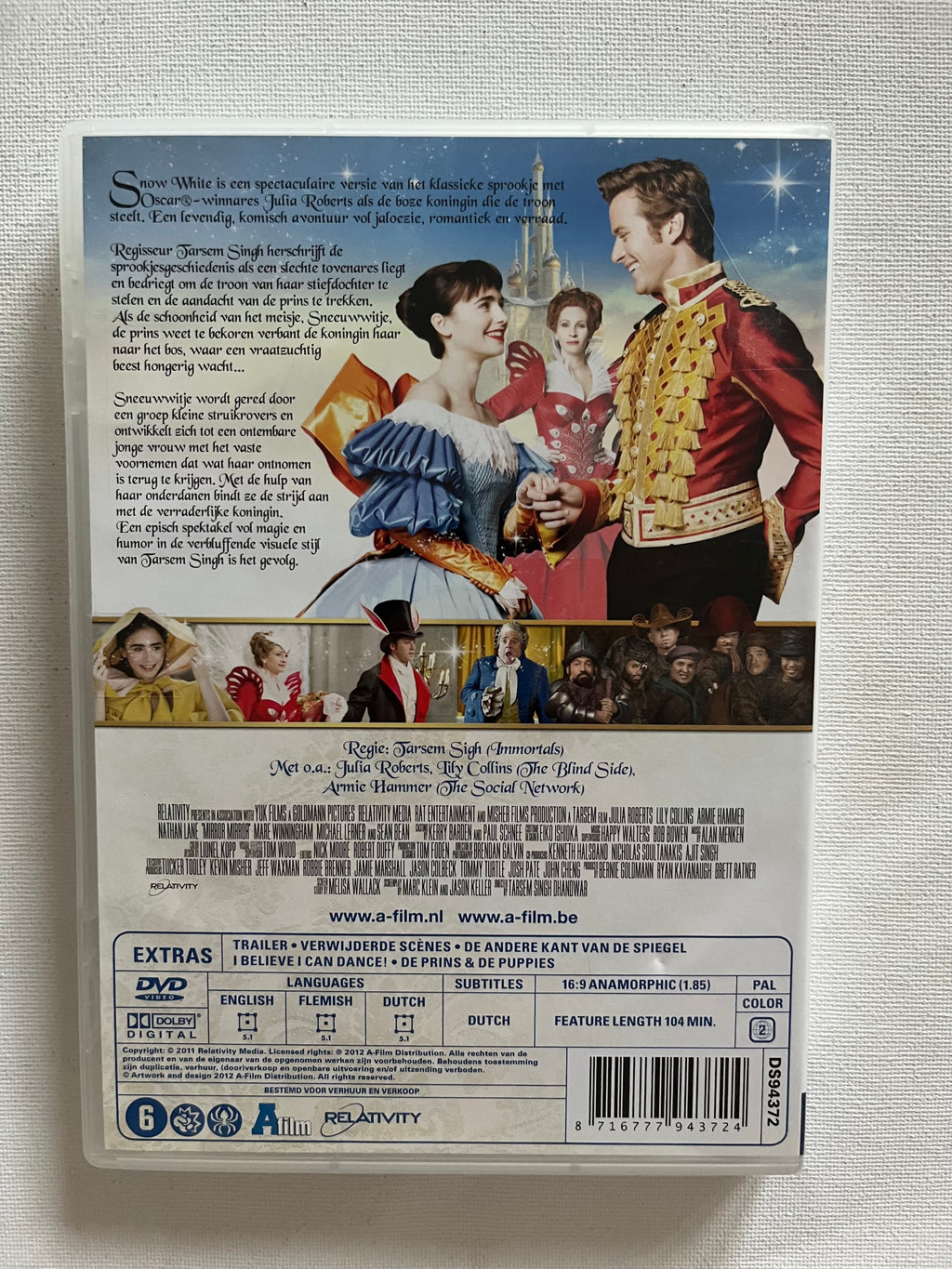 Mirror Mirror – DVD (2012) | Julia Roberts & Lily Collins