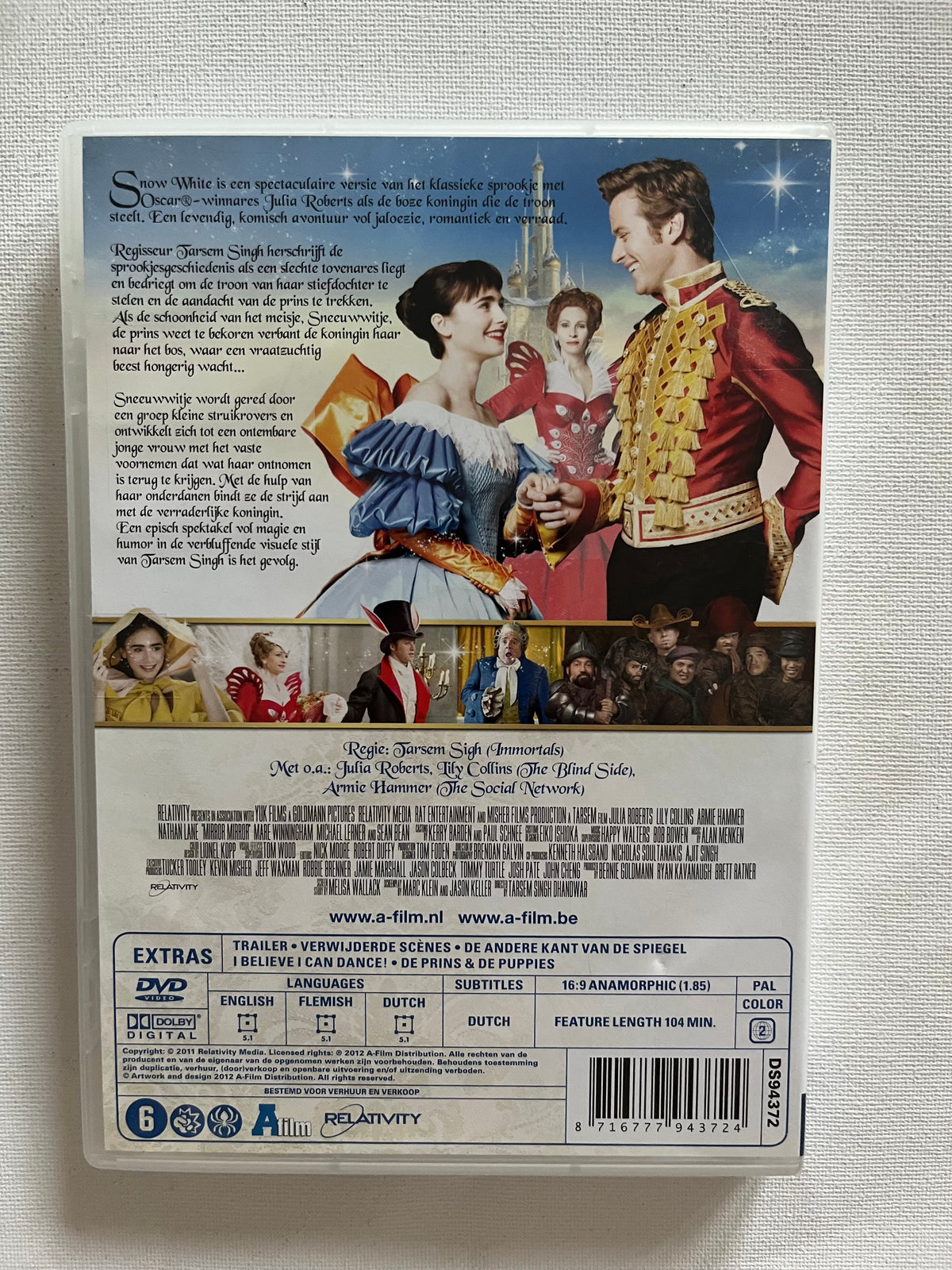 Mirror Mirror – DVD (2012) | Julia Roberts & Lily Collins