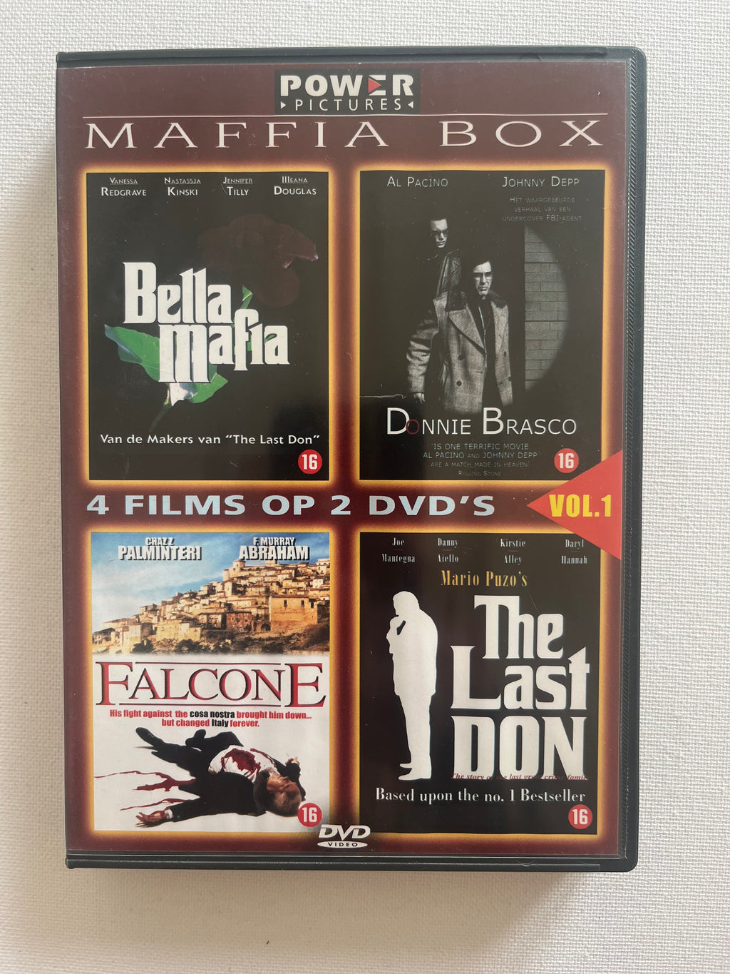 Mafia Collection – 4-DVD Box Set | Bella Mafia, Donnie Brasco, Falcone & The Last Don