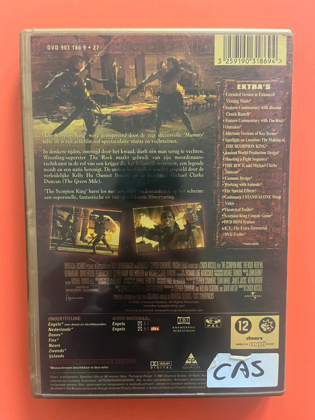 The Scorpion King – DVD (2002) | Dwayne Johnson & Kelly Hu