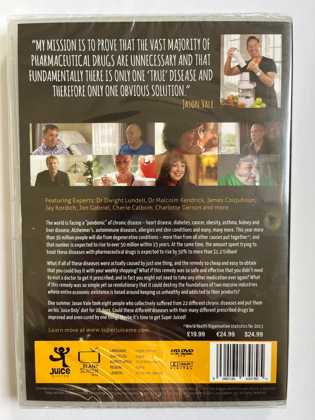 Super Juice Me! – DVD (2014) | Jason Vale – New & Sealed