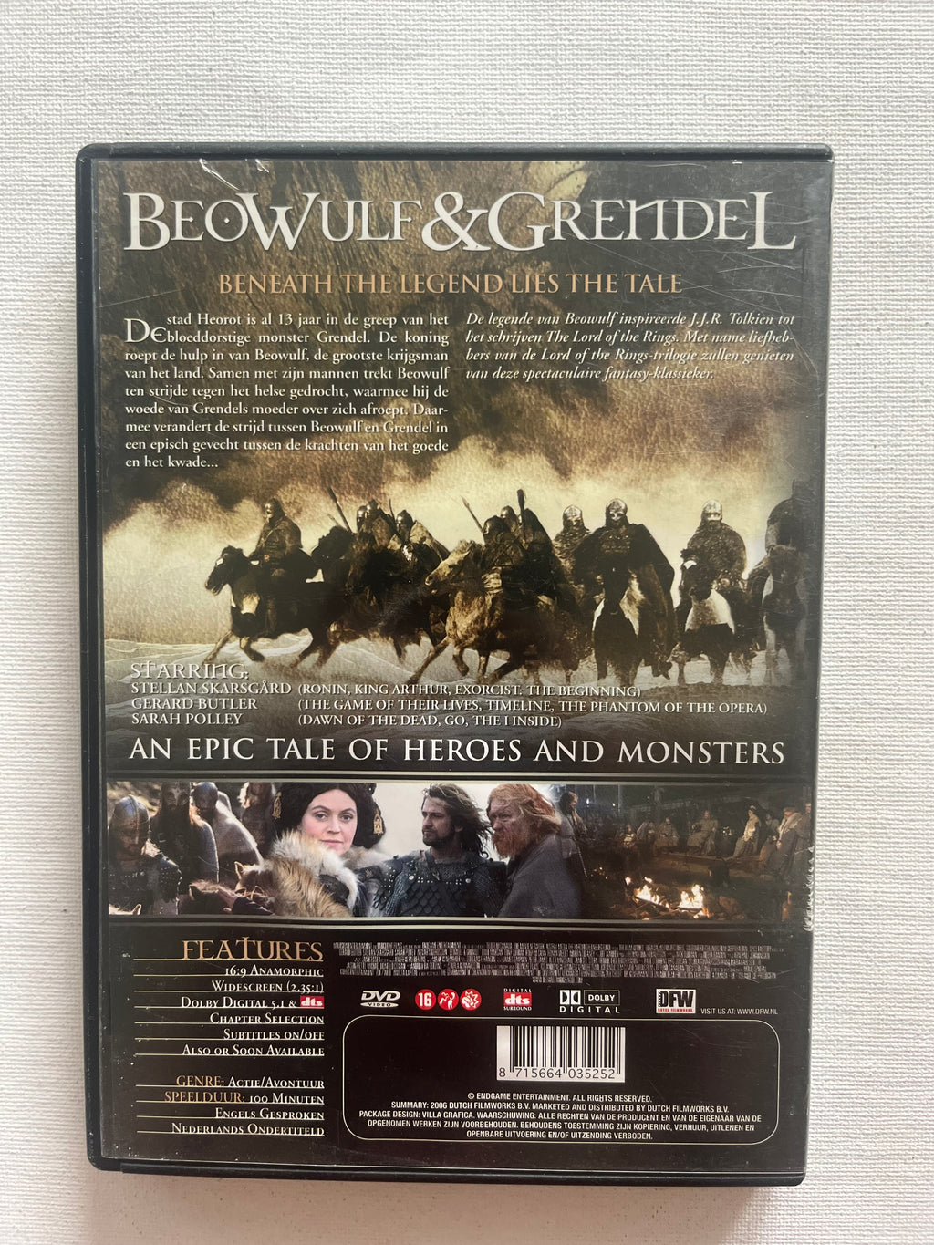 Beowulf & Grendel – DVD (2005) | Gerard Butler & Stellan Skarsgård