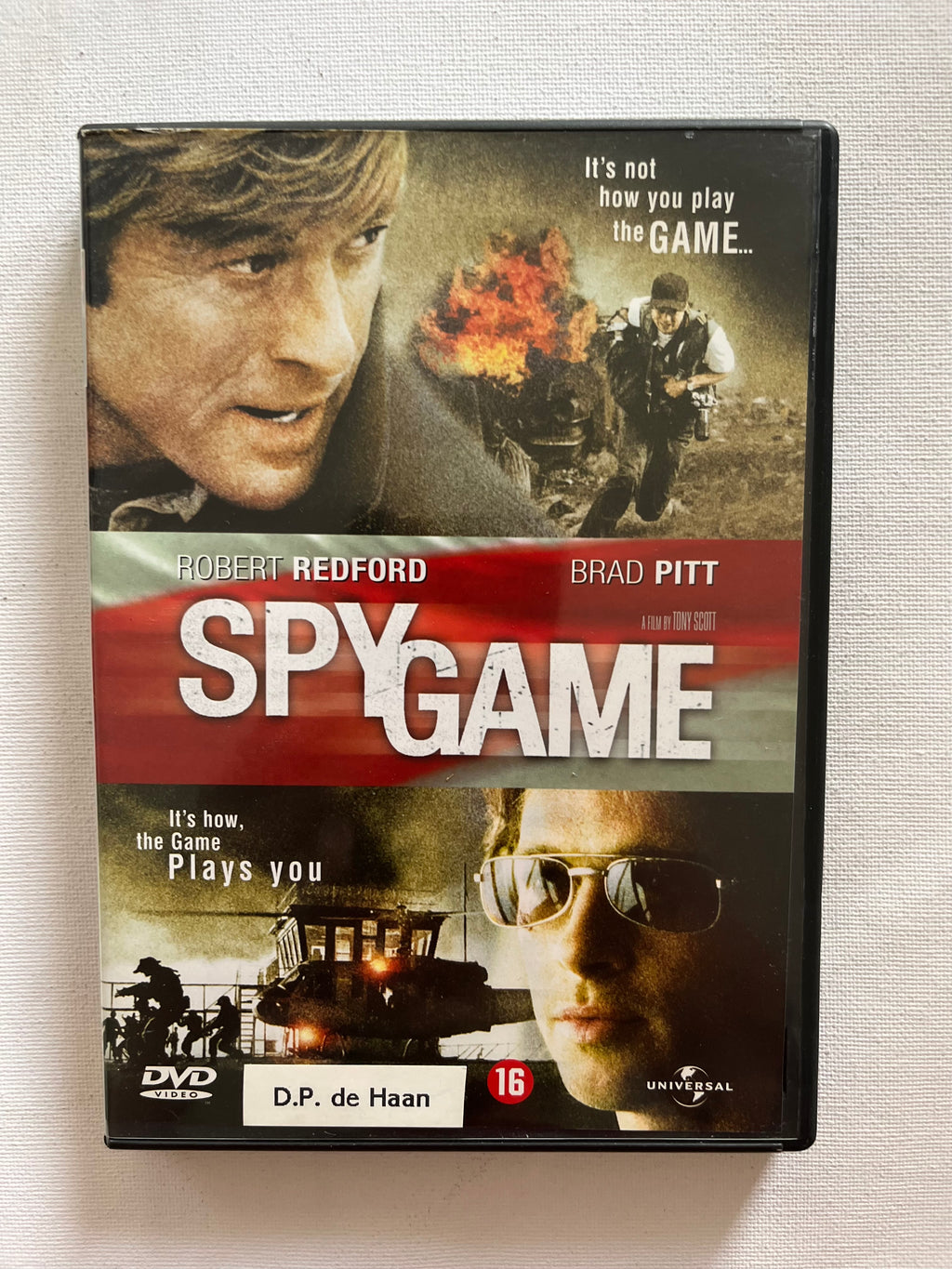 Spy Game – DVD (2001) | Robert Redford & Brad Pitt