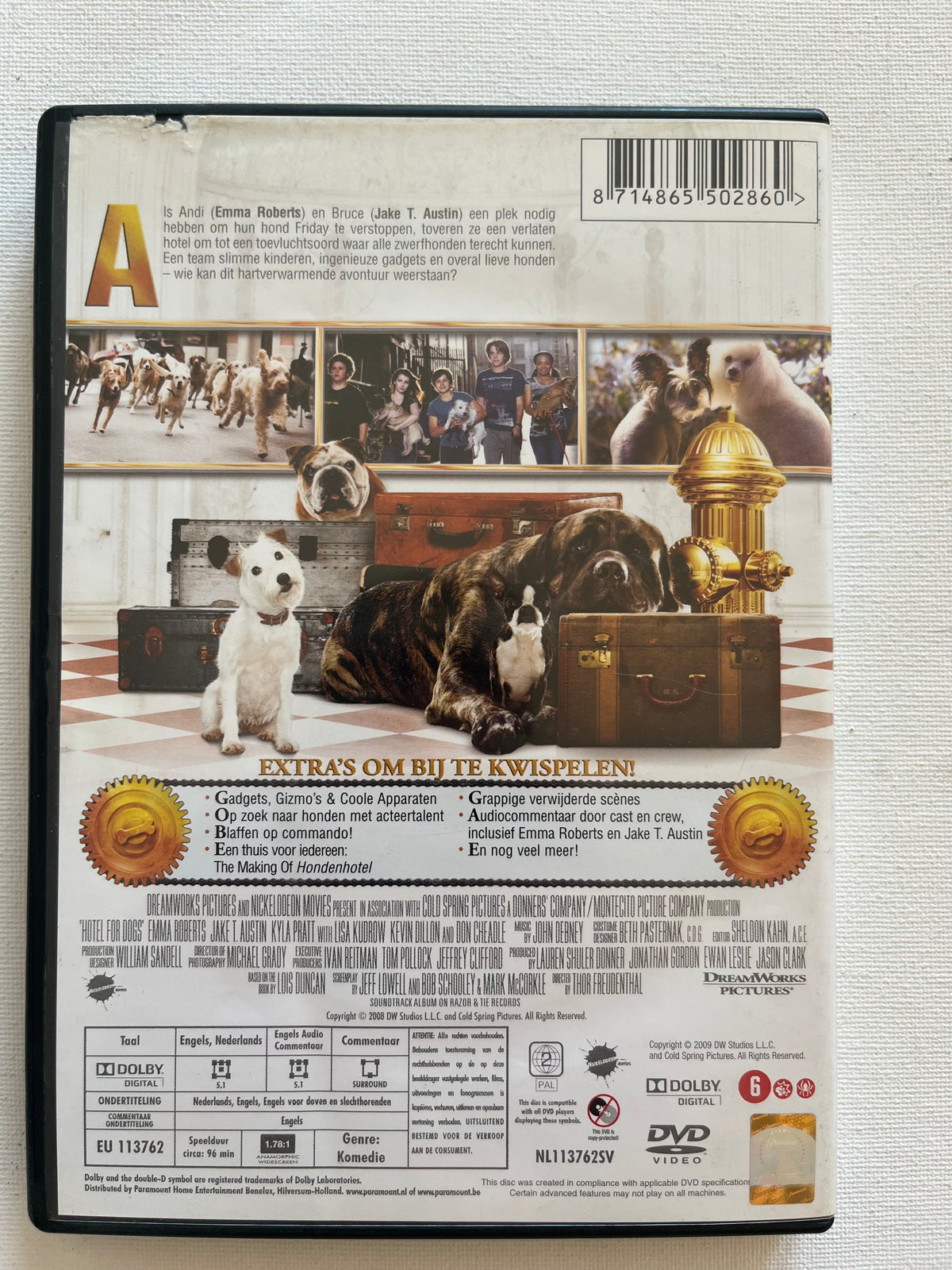 Hotel for Dogs – DVD (2009) | Emma Roberts & Jake T. Austin