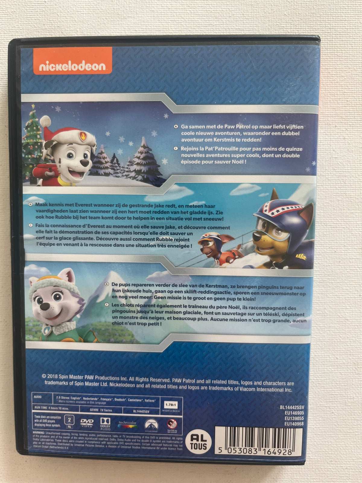 PAW Patrol – 3-DVD Set | Winter Rescues + Pups Save Christmas + Meet Everest