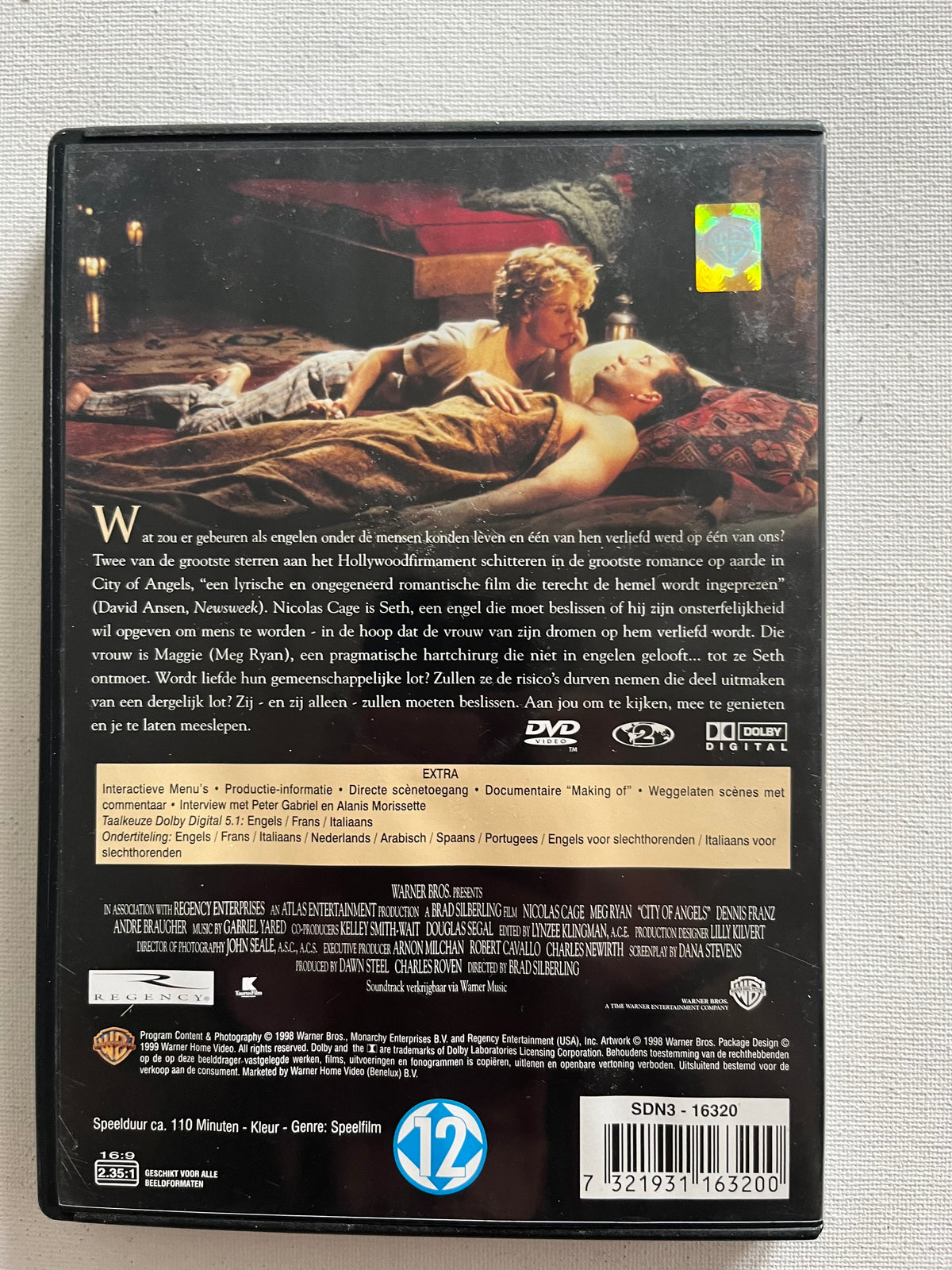 City of Angels – DVD (1998) | Nicolas Cage & Meg Ryan