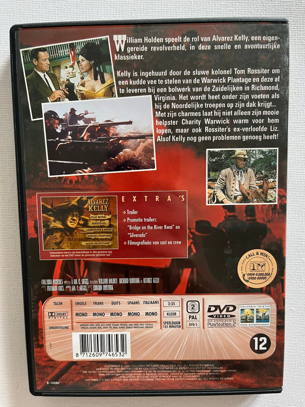 Alvarez Kelly – DVD (1966) | William Holden & Richard Widmark – Western